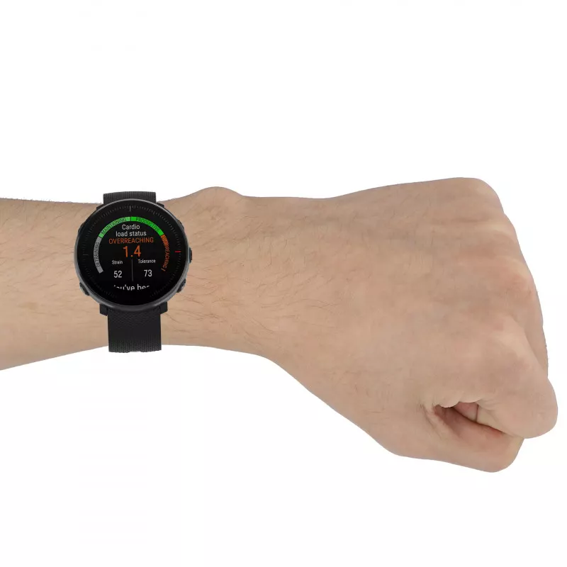 INF Klokkebånd kompatibelt med Polar Ignite/Unite Silicone Black