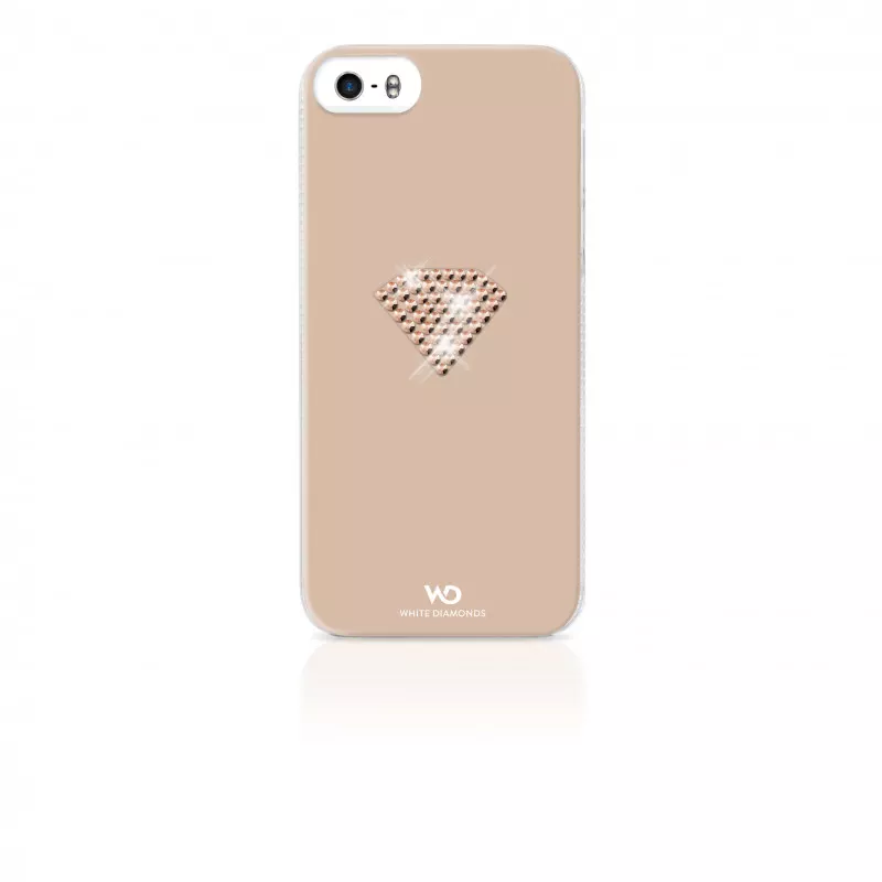 INF WHITE-DIAMONDS Crystal Cover Rainbow RoseGold iPhone5/5S/SE