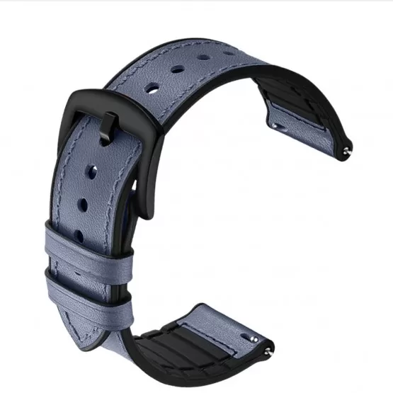 Uhrenarmband Silikon Armband Leder Armbanduhr Reinigen INF 22mm